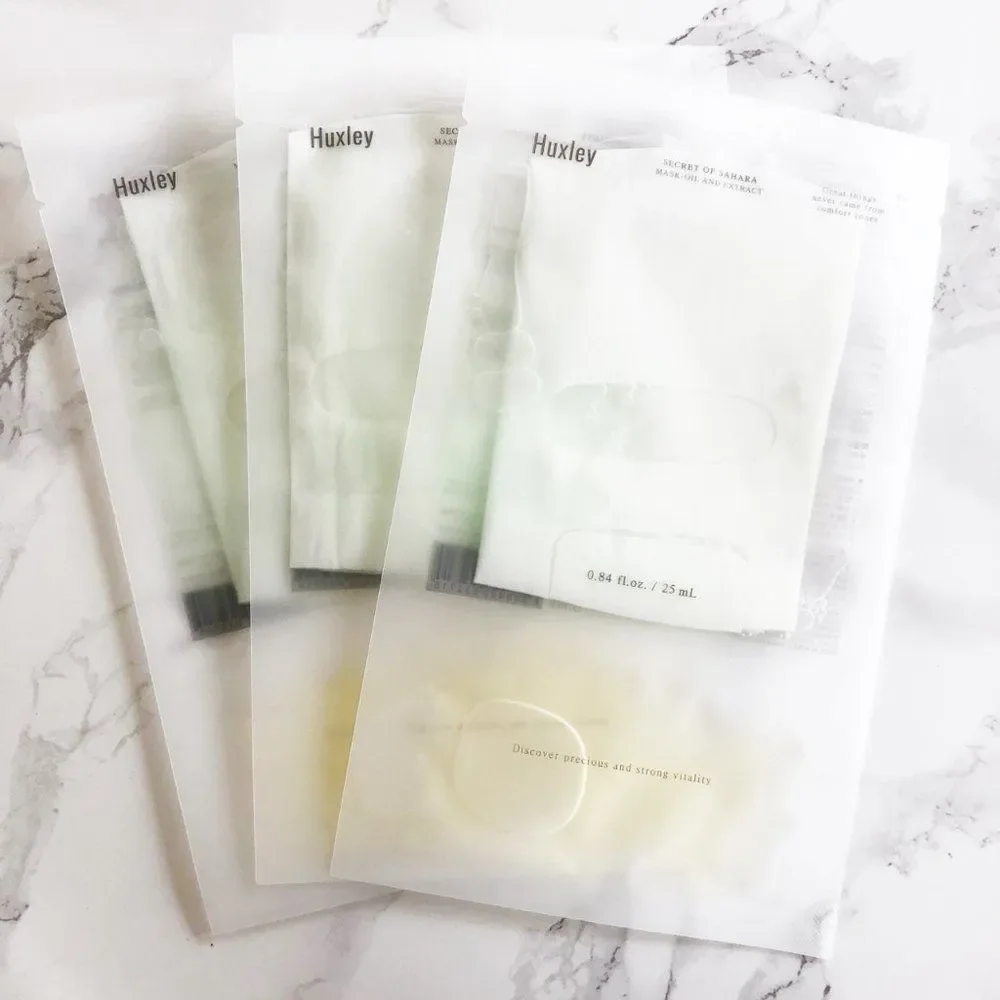 NIB Huxley Secrets of Sahara Sheet Masks, 3-pack